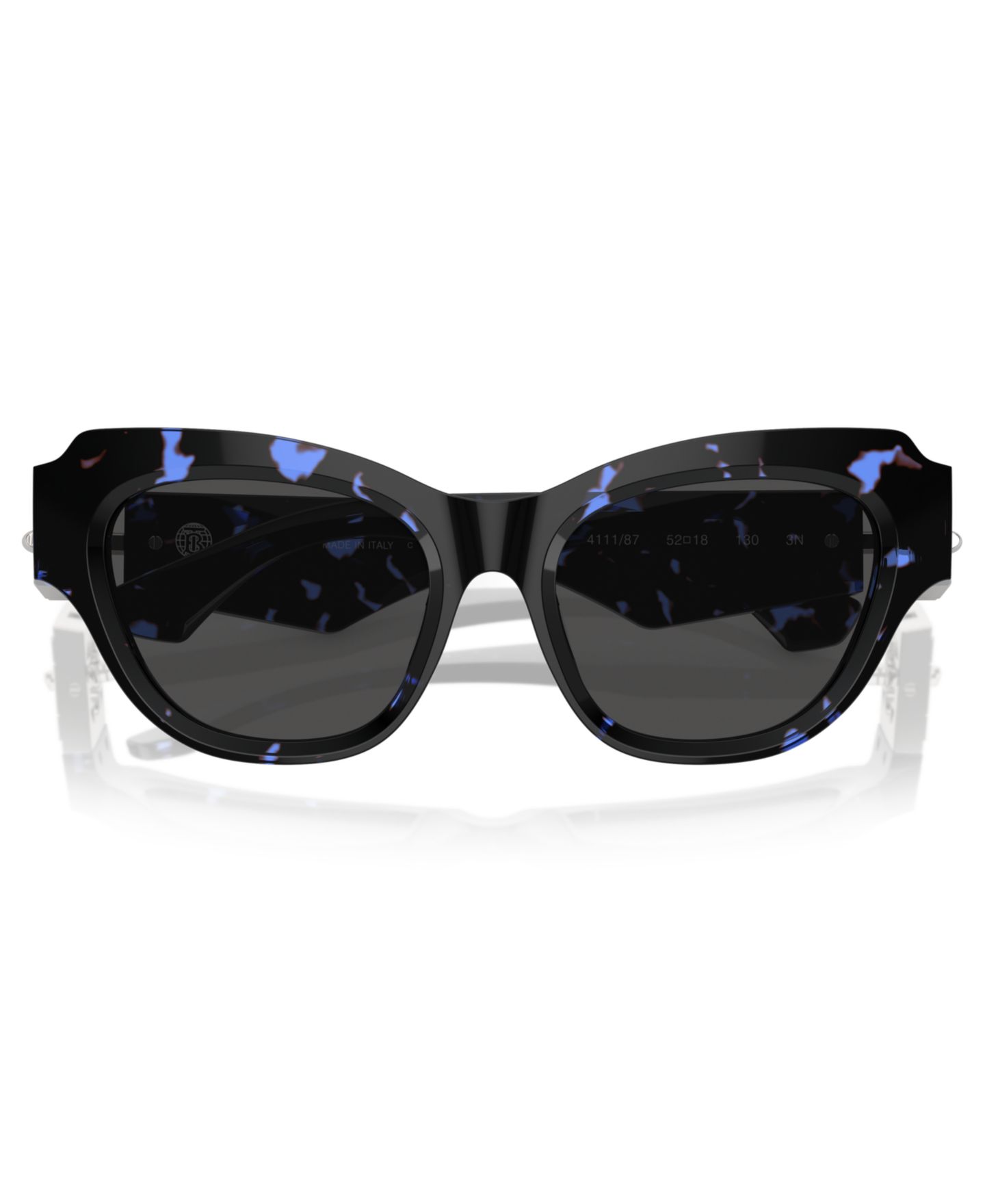 Женские солнцезащитные очки Burberry Geometric Sunglasses BE4423, цвет: Синий — фото 2