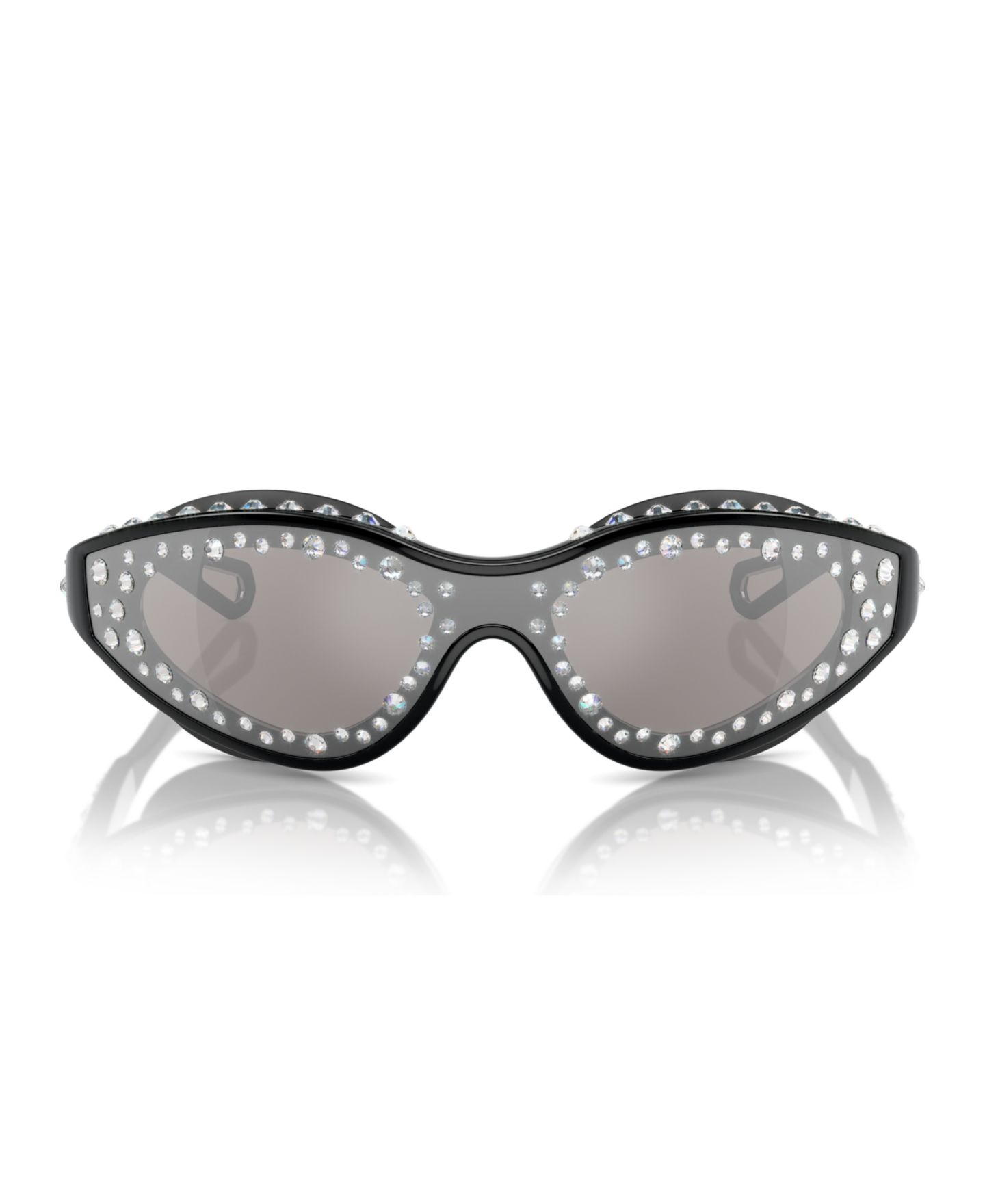 Женские солнцезащитные очки Swarovski Sunglasses, Sk6024, цвет: Чёрный — фото 2