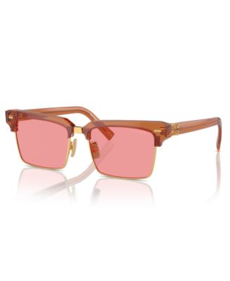 6点　miumiuさま専用 Miu Miu Glimpse MU 06ZS Oval Sunglasses | EyeOns.com