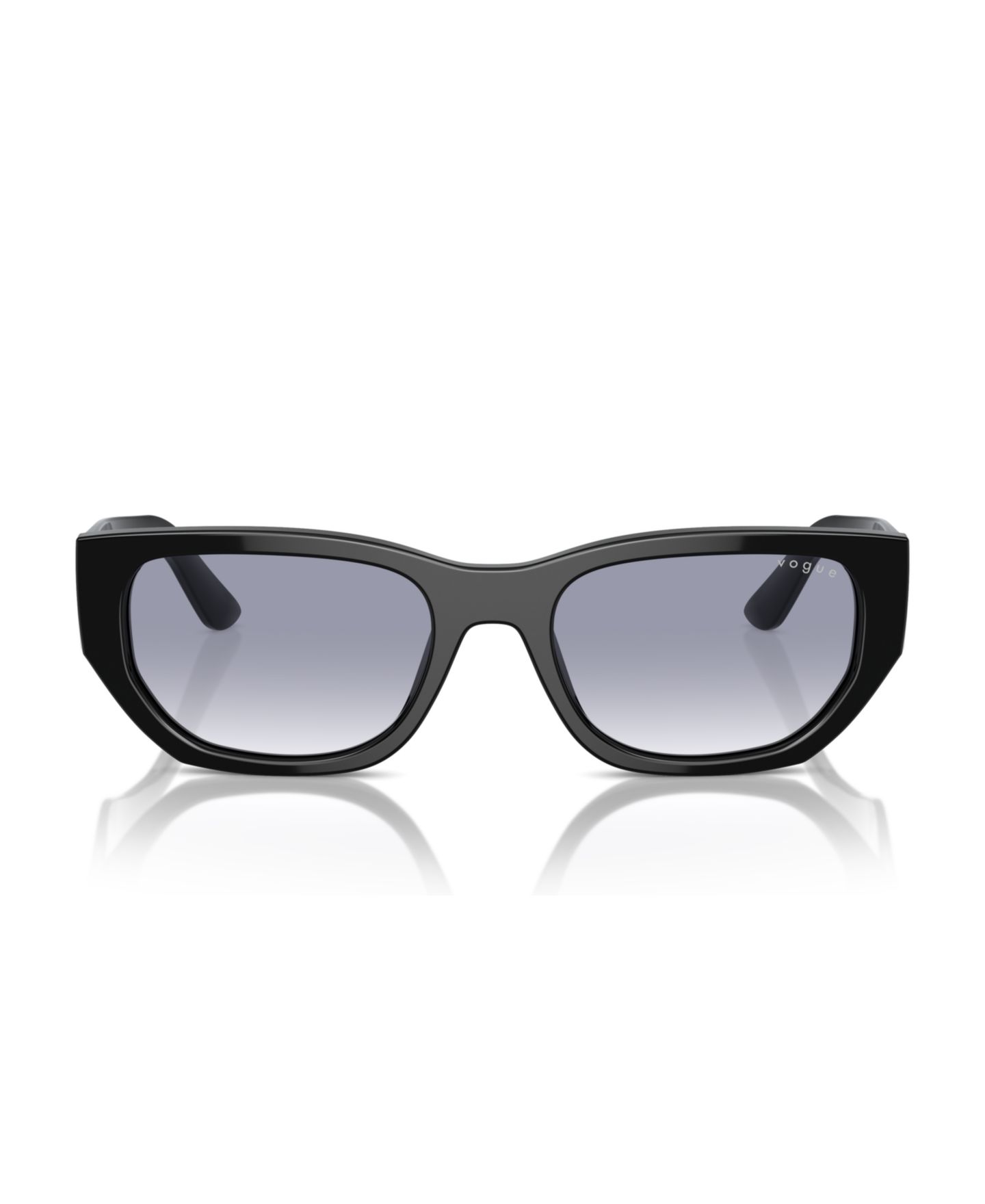 Женские солнцезащитные очки Vogue Eyewear Rectangle Sunglasses VO5586S, цвет: Чёрный — фото 4