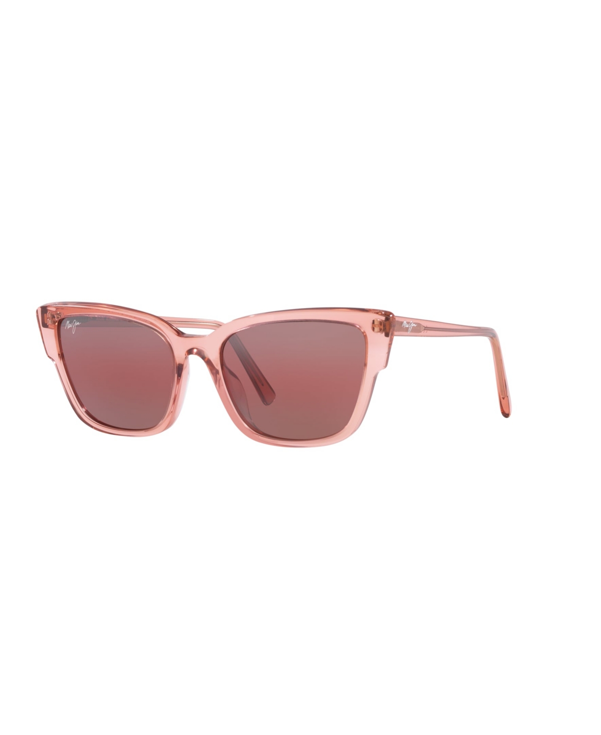 Shop Maui Jim Women's Polarized Sunglasses, Kou In Pink Shiny