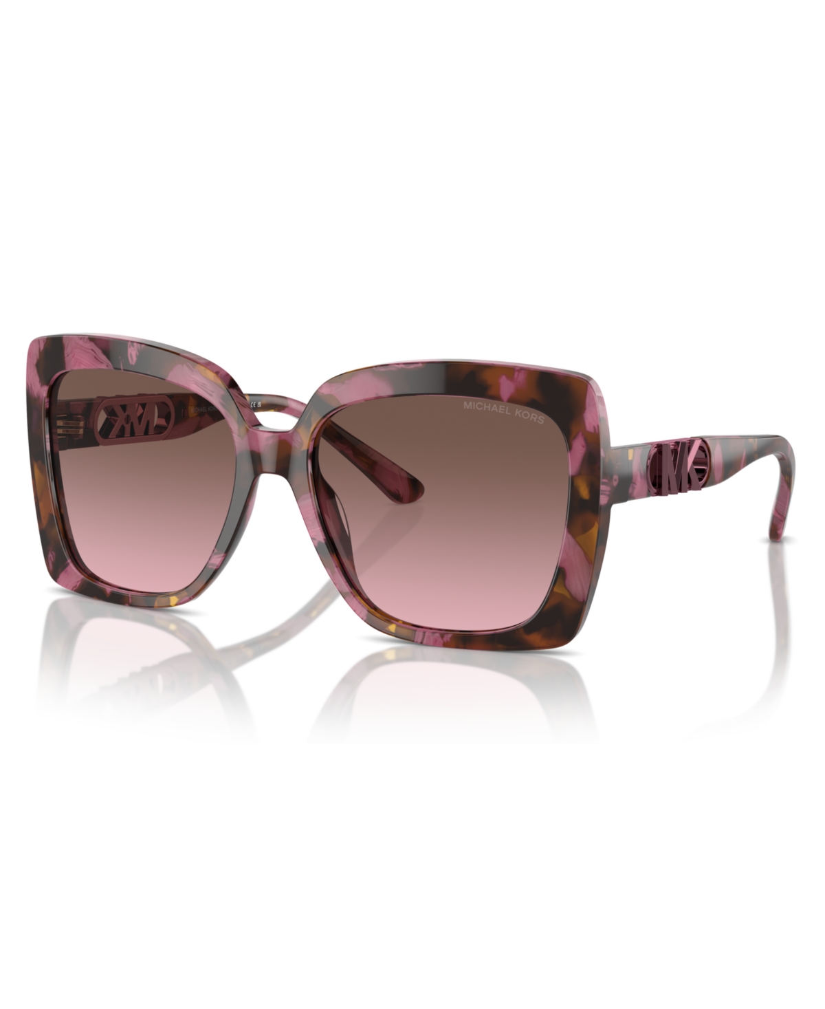 Shop Michael Kors Women's Sunglasses, Nice Mk2213 In Plum Graphic Tortoise