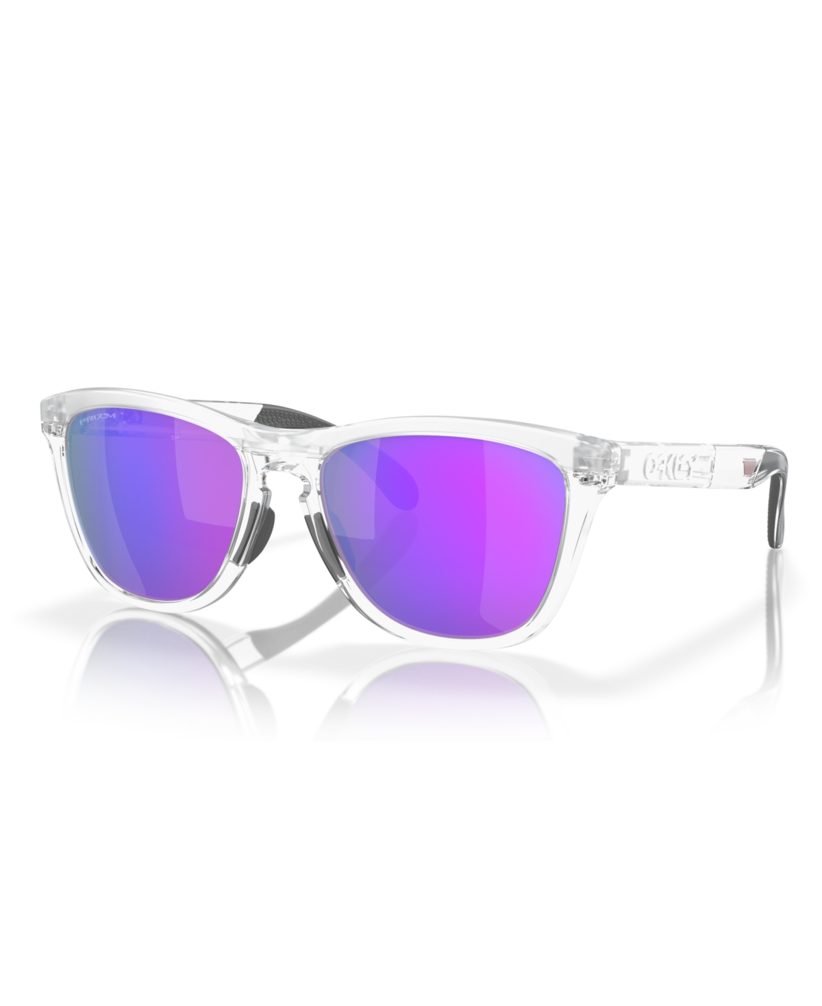 Shop Oakley Men's Frogskins Range Sunglasses, Mirror Oo9284 In Matte Clear
