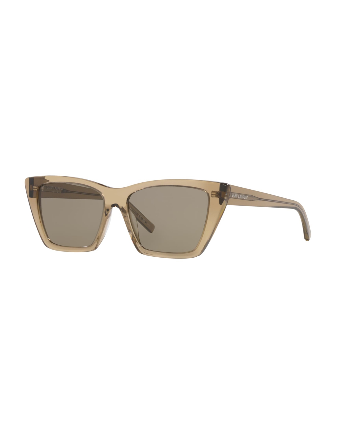 Shop Saint Laurent Women's Sunglasses, Sl 276 Mica In Brown Shiny