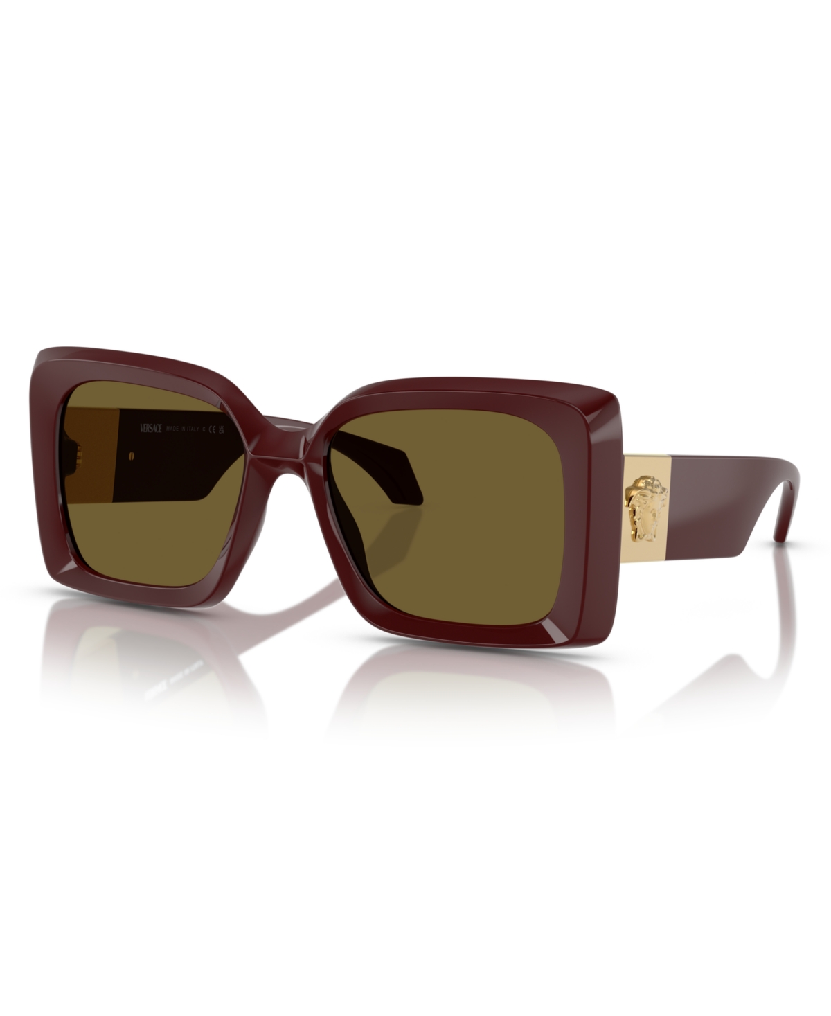 Shop Versace Women's Sunglasses, Ve4467u In Dark Ruby