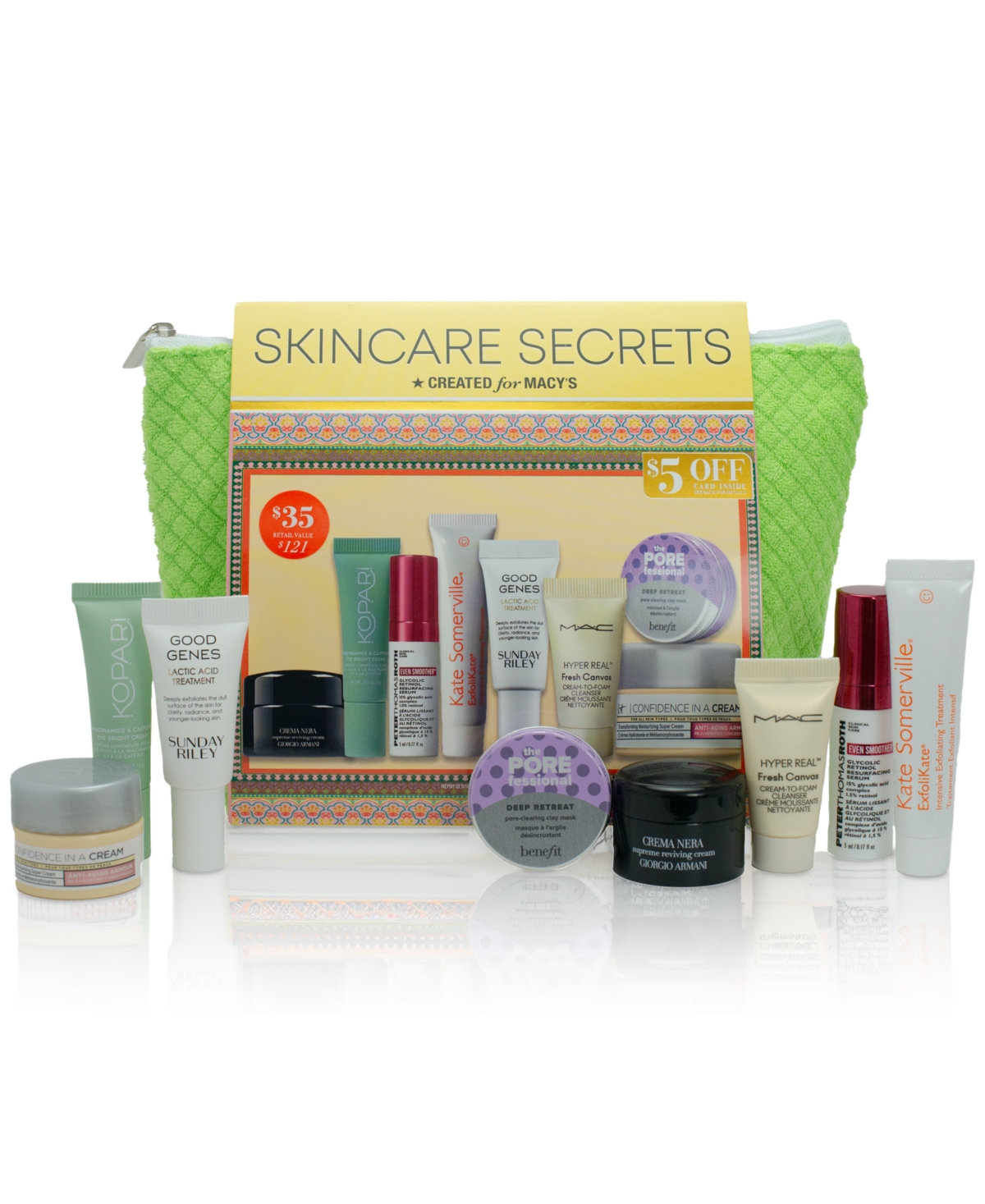 9-Pc. Skincare Secrets Set, Created for Macy's - Green