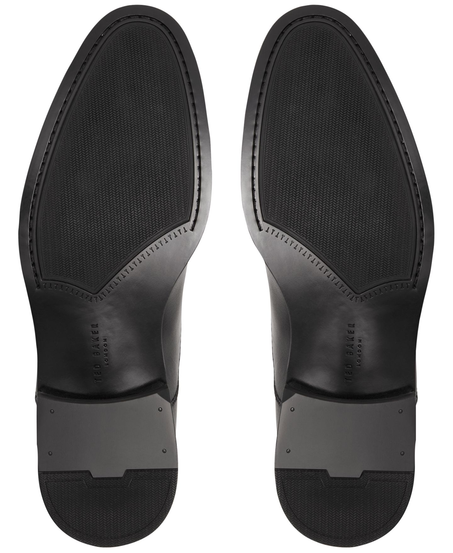 Мужские туфли Ted Baker Oxford Dress Shoes, цвет: Чёрный — фото 7