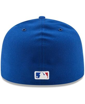 Men's White, Royal Atlanta Braves Cooperstown Collection 59FIFTY Fitted Hat