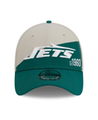 Men's Cream, Kelly Green New York Jets 2023 Sideline Historic 39THIRTY Flex Hat