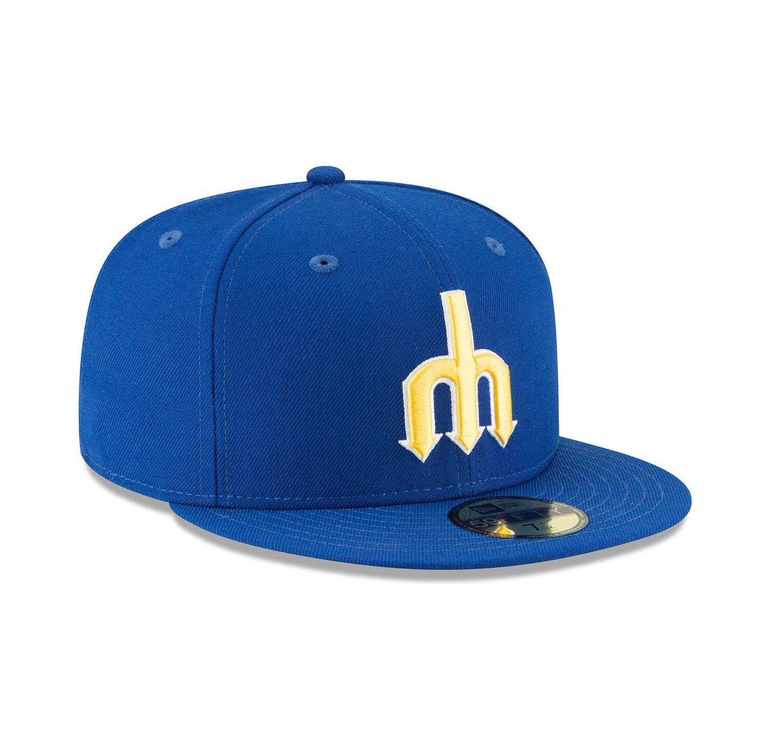 Men's Blue Seattle Mariners Cooperstown Collection Wool 59FIFTY Fitted Hat
