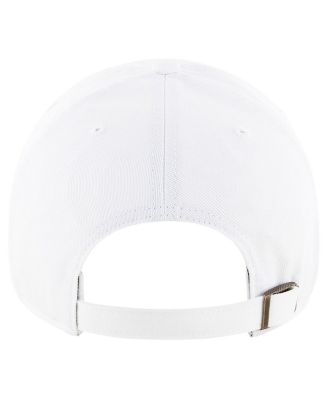 Men's White Distressed Colorado Buffaloes Vintage-Like Clean Up Adjustable Hat