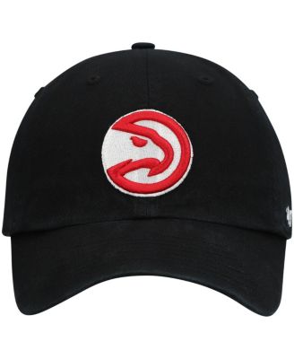 Men's Black Atlanta Hawks Team Clean Up Adjustable Hat