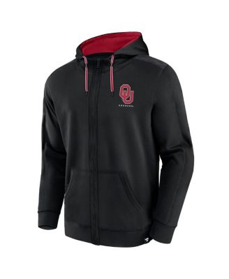 Men's Black Oklahoma Sooners Power Index Full-Zip Hoodie