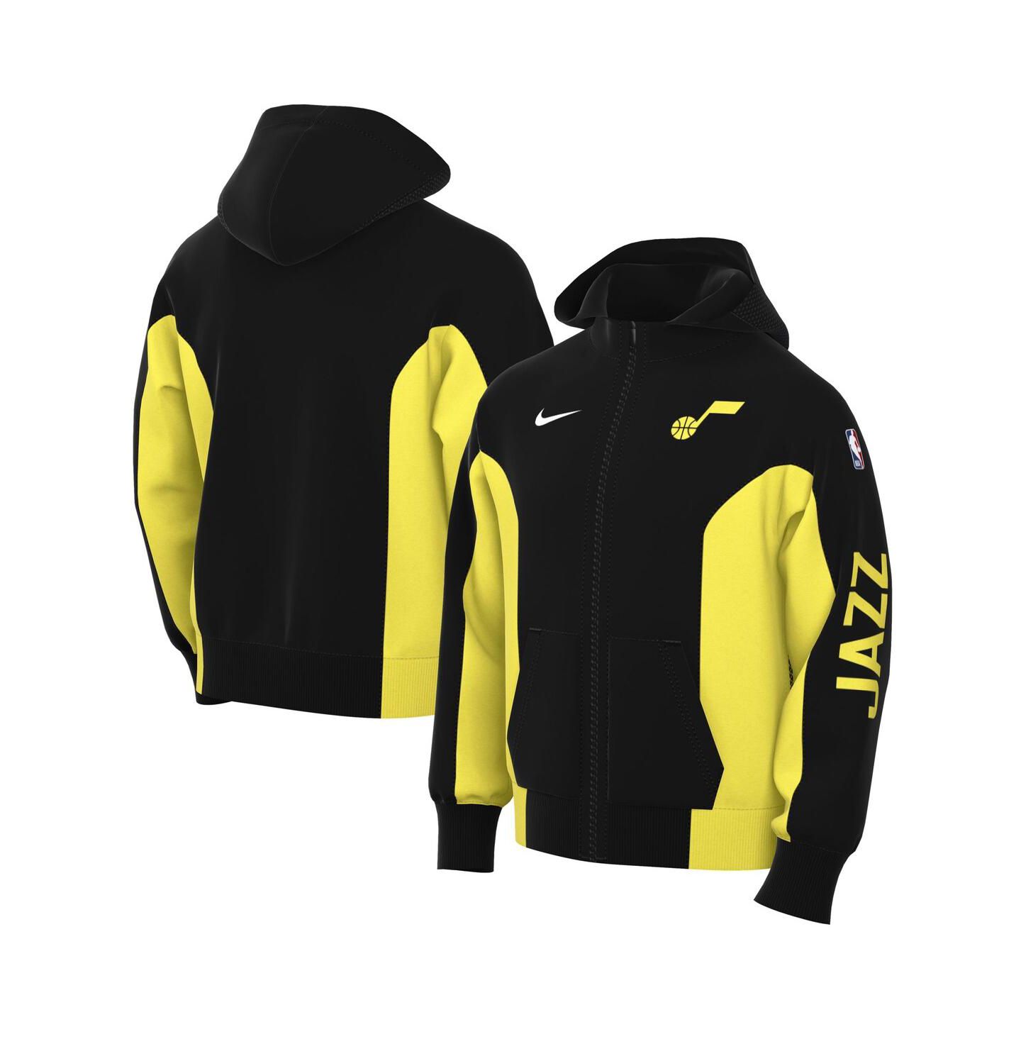 Мужское худи Nike Black Utah Jazz 2023/24 Authentic Showtime Full-Zip — фото 1