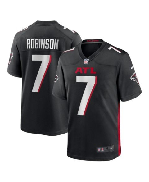 Топ Nike Bijan Robinson Atlanta Falcons Game Jersey для мальчиков, цвет: Чёрный