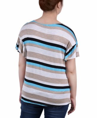 Women's Short Flutter Sleeve Top