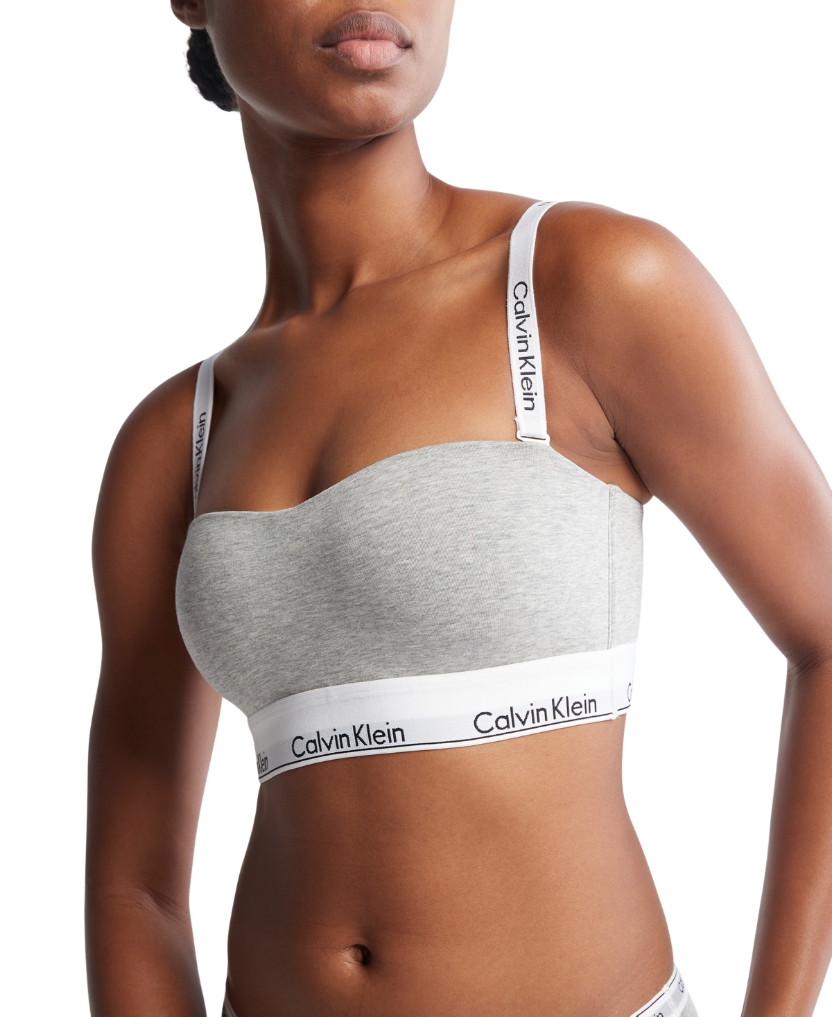 Calvin Klein Women's Modern Cotton Lightly Lined Bandeau Bra