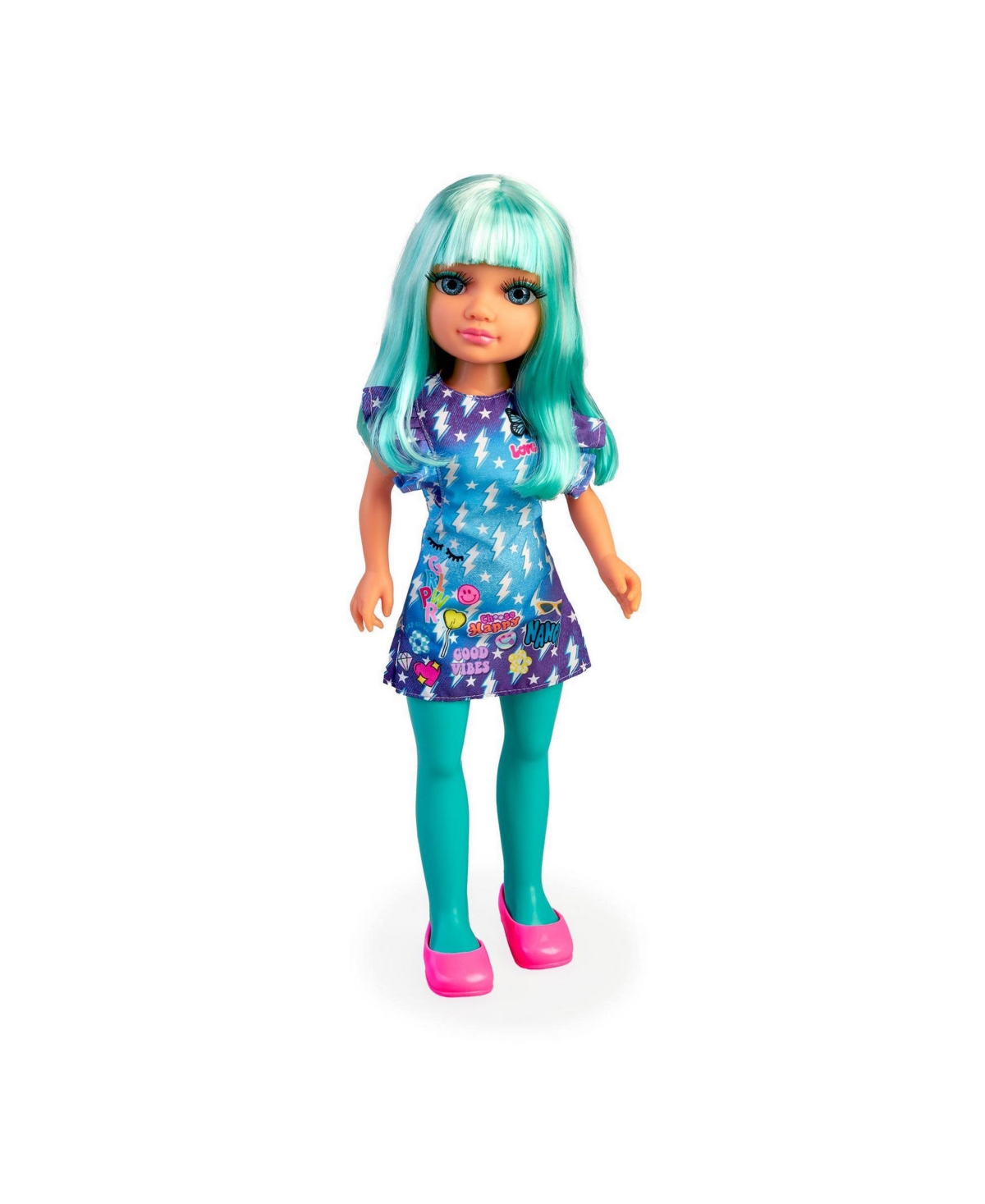 Nancy Neon Fashion Doll With Blue Hair In Multicolor