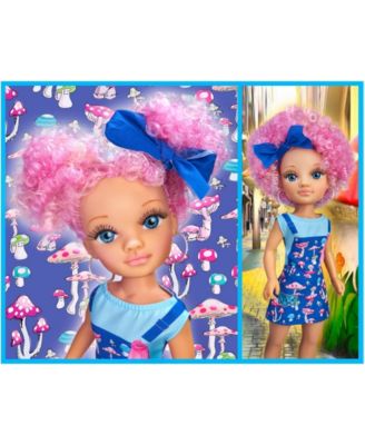 Curly Power Fashion Doll with Pink Hair