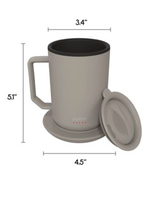 Puree Warming Coffee Mug, 12 oz. Stainless Steel Coffee Mug with Mug Warmer Coaster and Lid&nbsp;