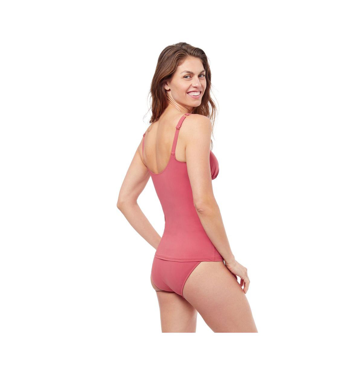 Profile by Gottex Women's Unchain My Heart D Cup Tankini swim top -maha