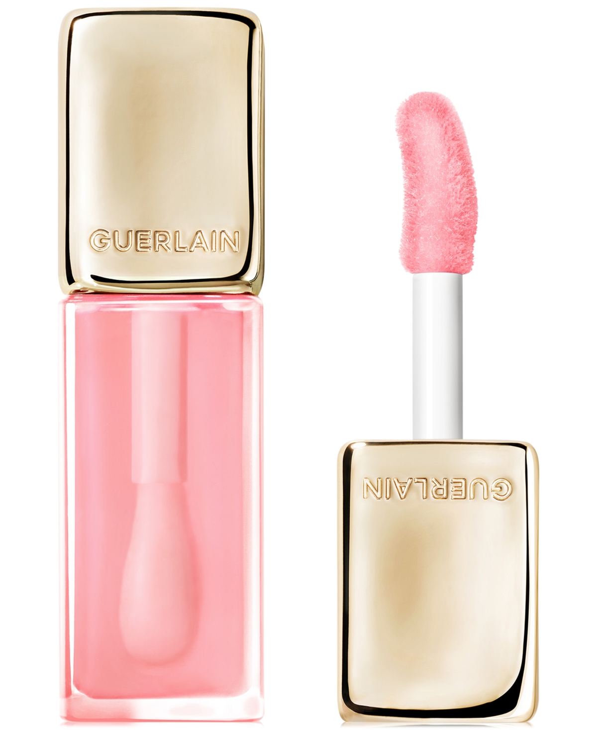 Shop Guerlain Kisskiss Bee Glow Lip Oil, First At Macy's In Rose