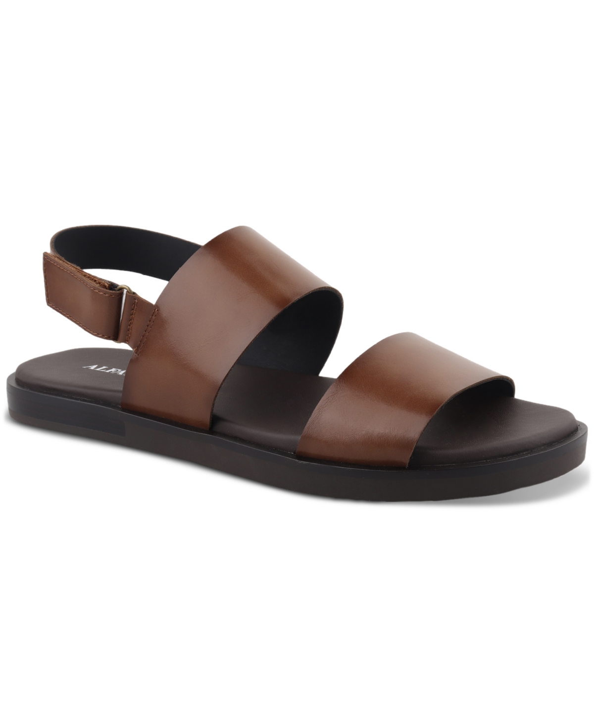 Men's Paolo Strap Sandals, Created for Macy's - Cognac