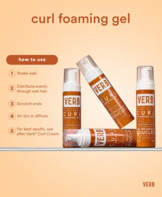 Curl Foaming Gel, 6.7 oz.