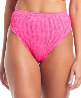 Bar III - Women's High Leg High Rise Bikini Bottoms