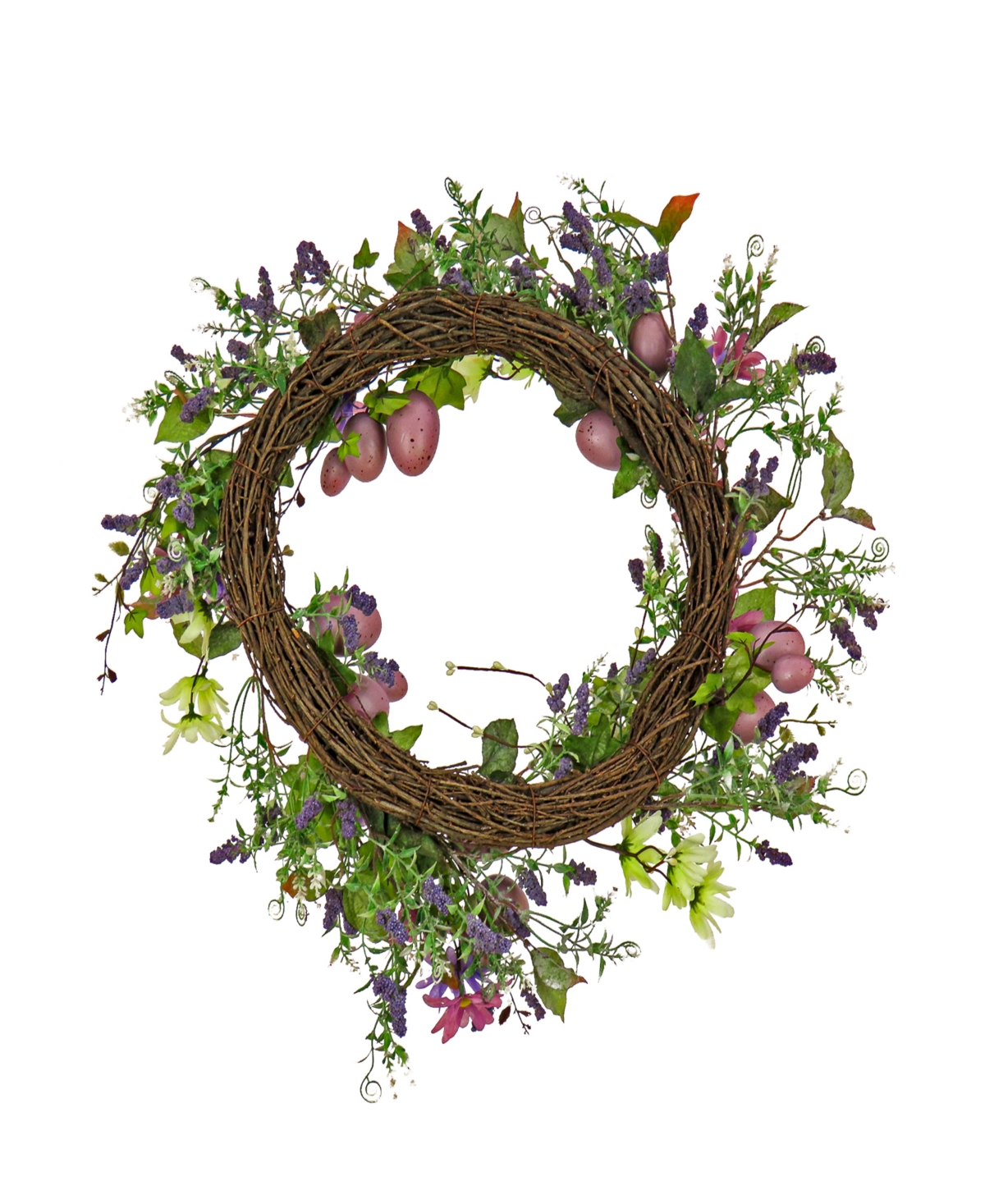 National Tree Company Flowering Eggs Easter Wreath