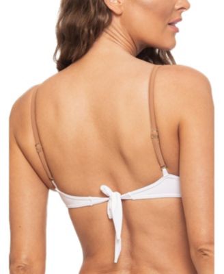Women's Contrast Detail Underwire Bikini Top