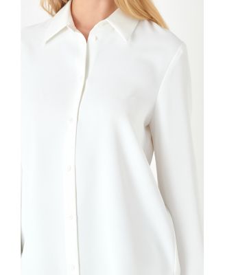 Women's Lightweight Collared Dress Shirt
