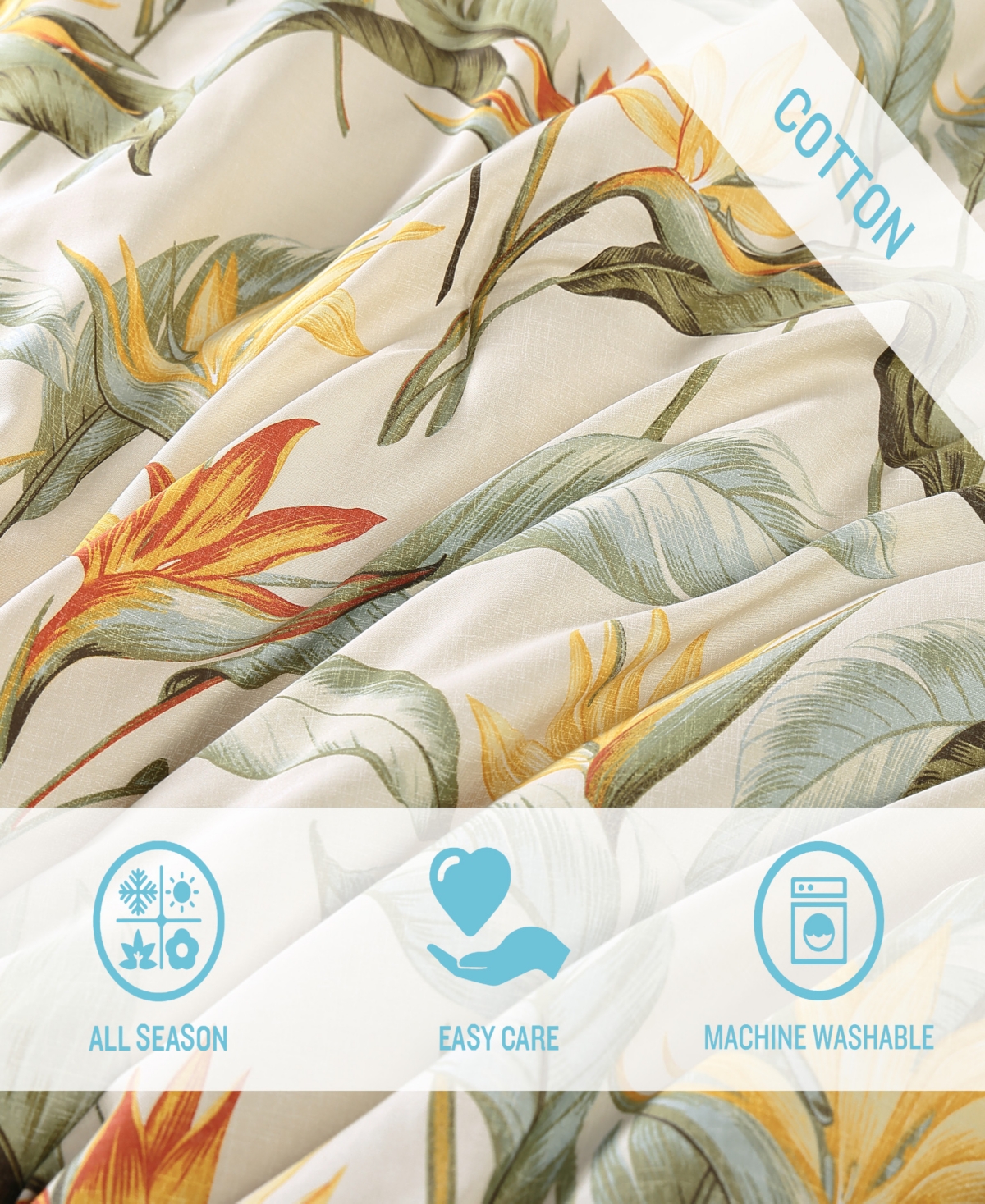 Closeout! Tommy Bahama Home Birds of Paradise 4-Pc. Comforter Set