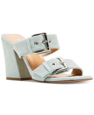 Madden Girl - Holmes Buckled Block-Heel Dress Sandals