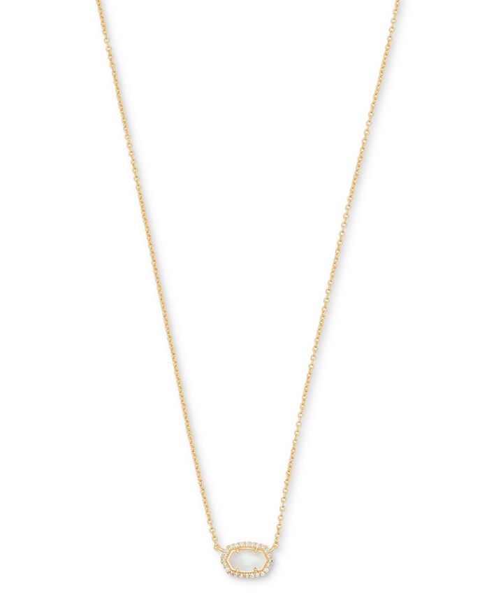 Kendra Scott 14k GoldPlated Cubic Zirconia & MotherofPearl Mini