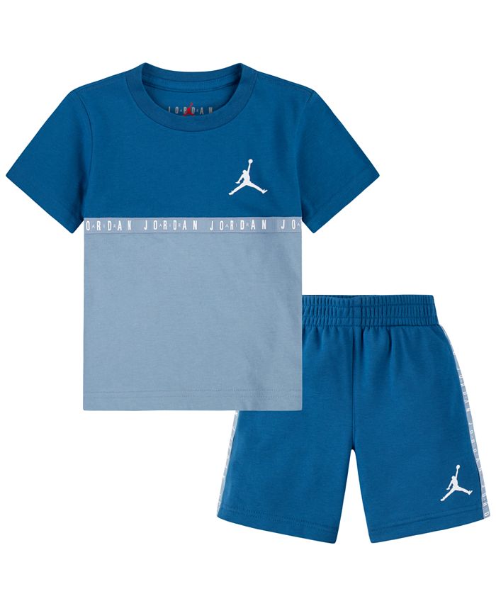 Jordan Little Boys Colorblocked Shorts Blue Size 6
