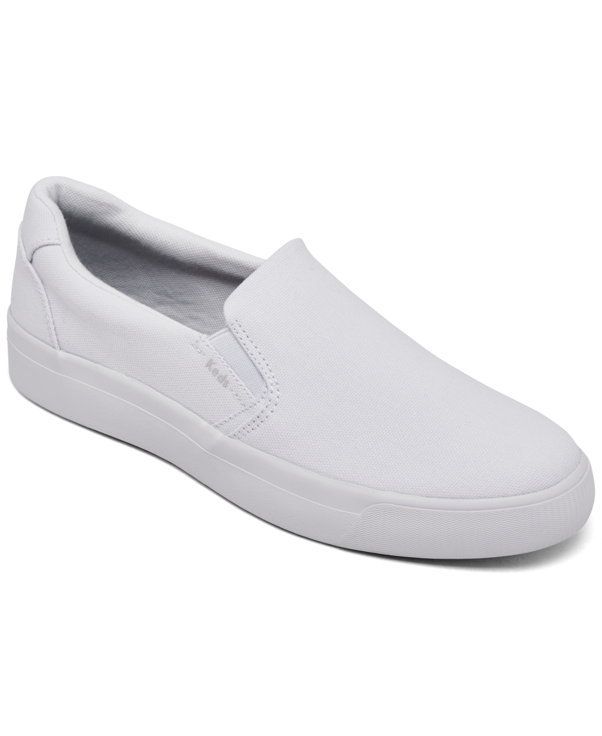 Keds Women's Pursuit Canvas Slip-on Casual Sneakers From Finish Line In White