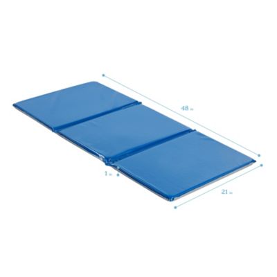 ECR4Kids SoftZone Rainbow Rest Mat, 2in, Sand, 5-Piece