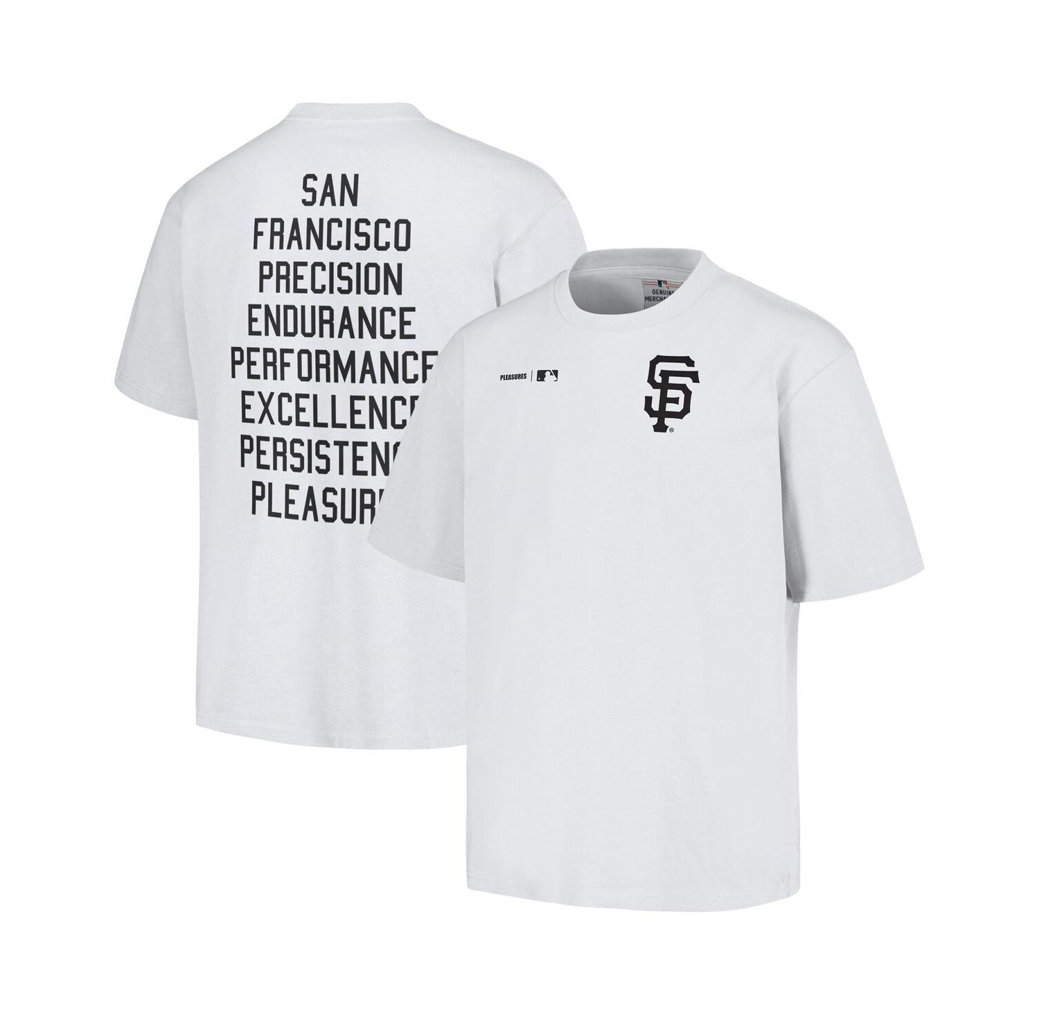 Men's White San Francisco Giants Precision T-shirt