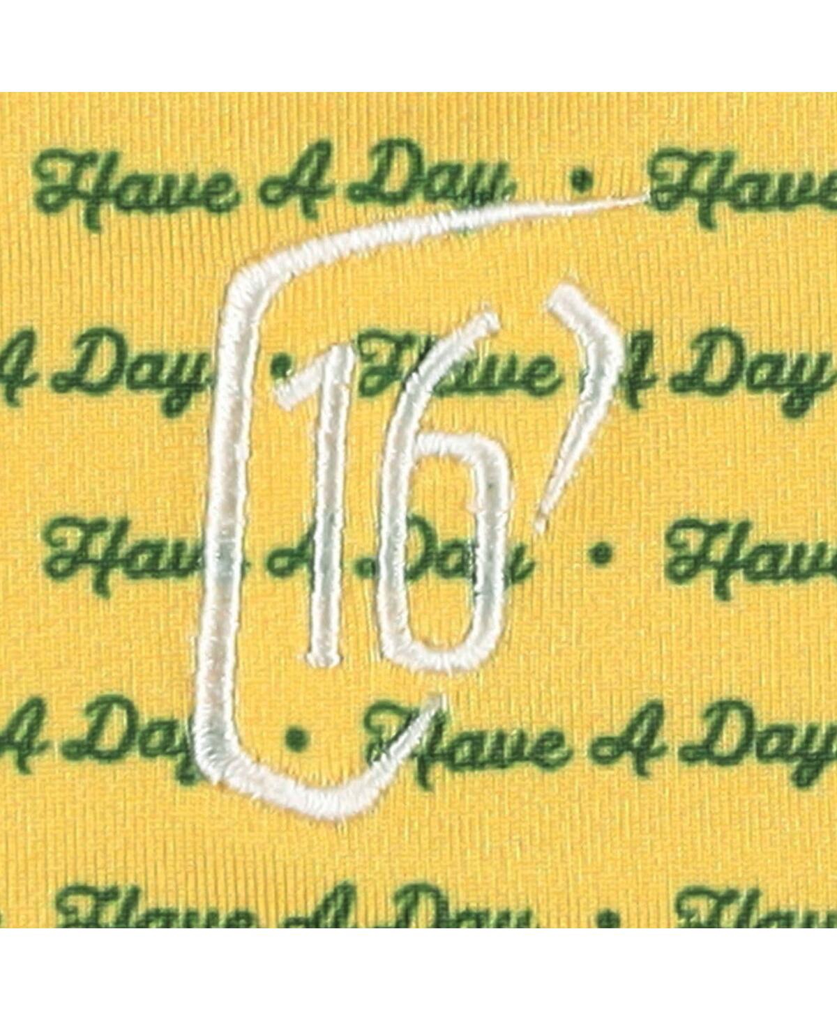 Breezy Golf Men's  Yellow Wm Phoenix Open Have A Day Polo Shirt In Yellow