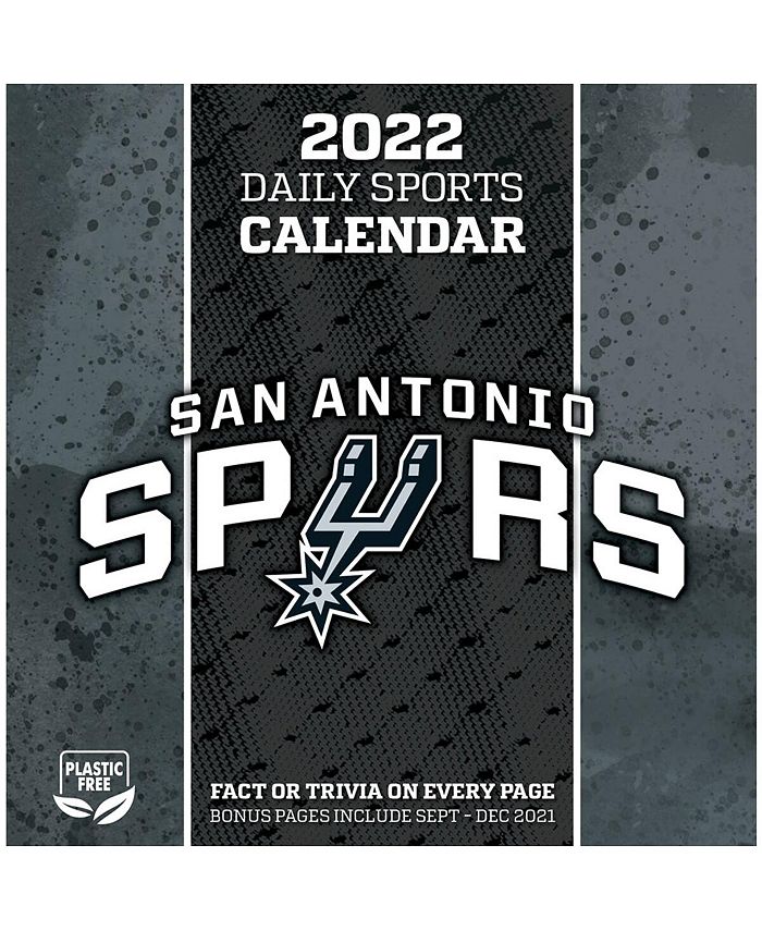 Turner Licensing San Antonio Spurs 2022 Box Calendar Macy's