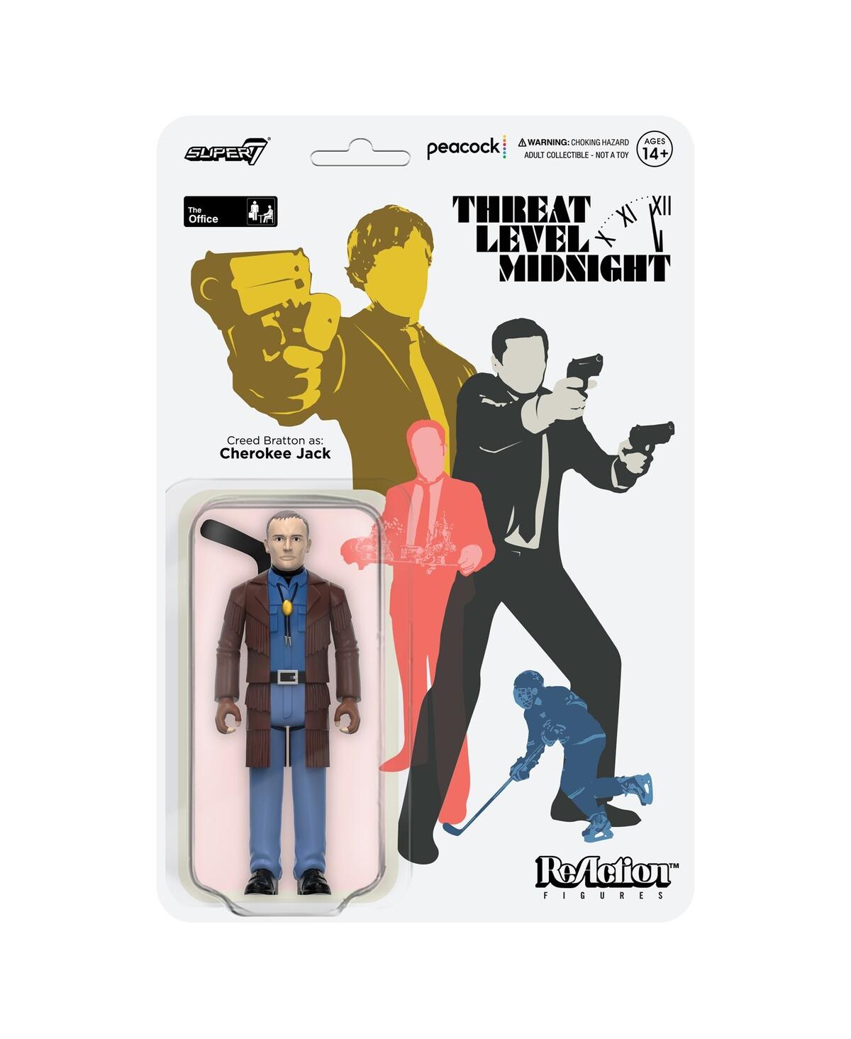 Super 7 The Office Creed Bratton As Cherokee Jack Reaction Figure In Multi