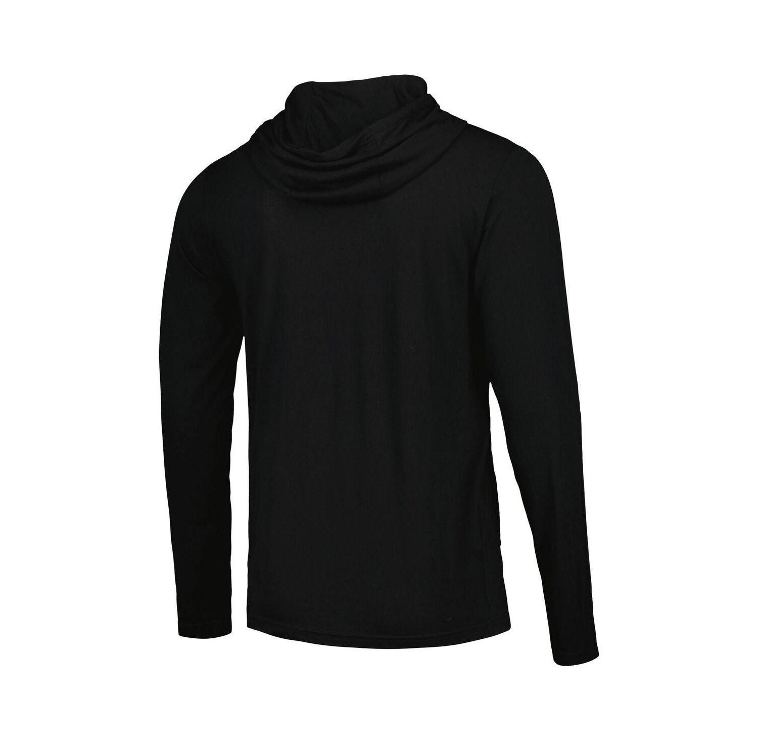 Men's and Women's Black Dallas Mavericks Rowan Tri-Blend Long Sleeve Hoodie T-shirt