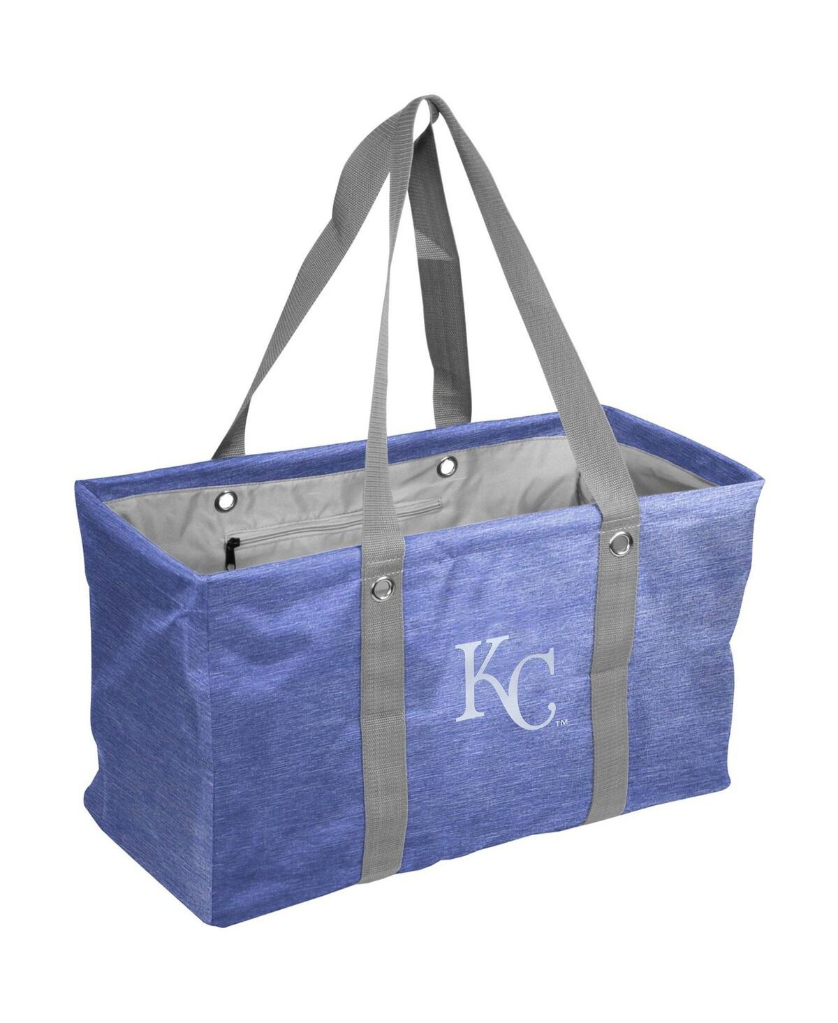 Shop Logo Brands Men's And Women's Kansas City Royals Crosshatch Picnic Caddy Tote Bag In Blue