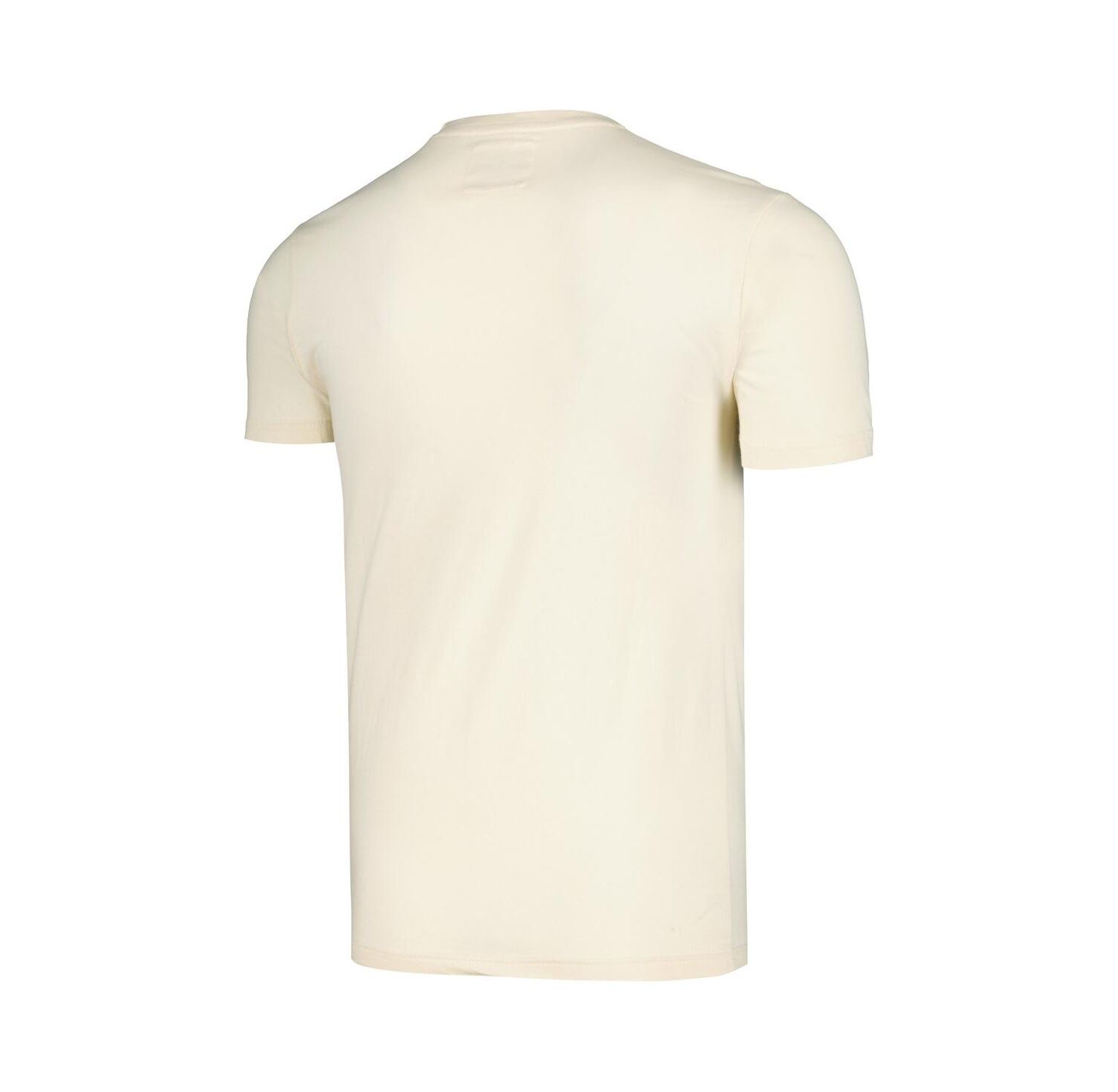 Men's Cream Distressed Mustang Brass Tacks T-shirt