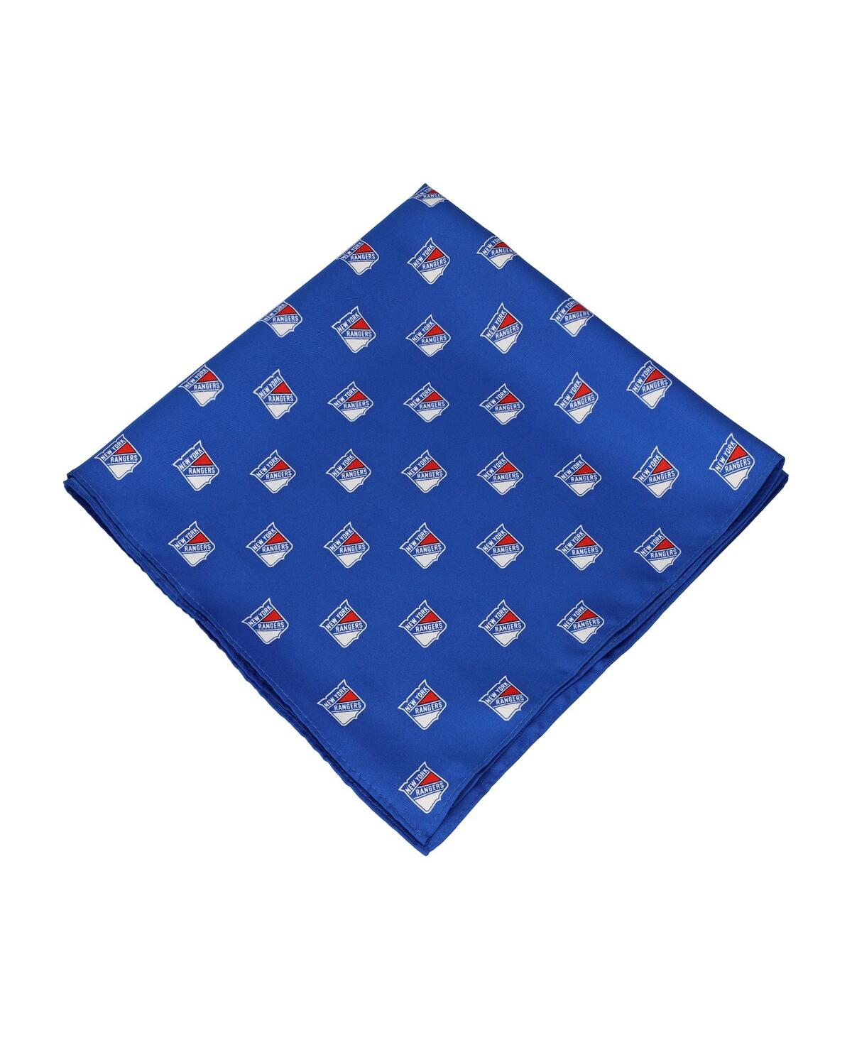 Men's New York Rangers Kerchief Pocket Square - Blue