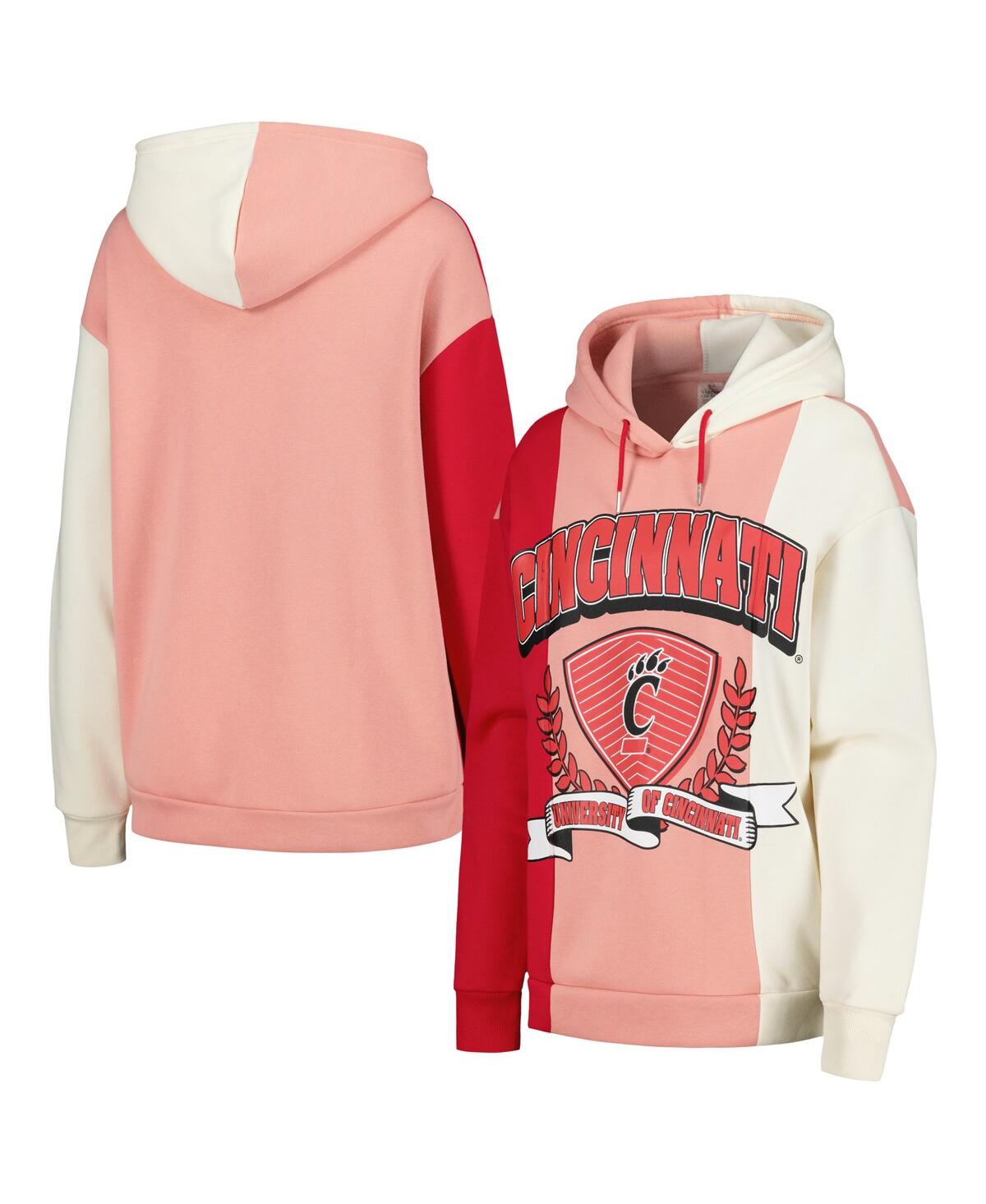 Gameday Couture Women's  Red Cincinnati Bearcats Hall Of Fame Colorblock Pullover Hoodie