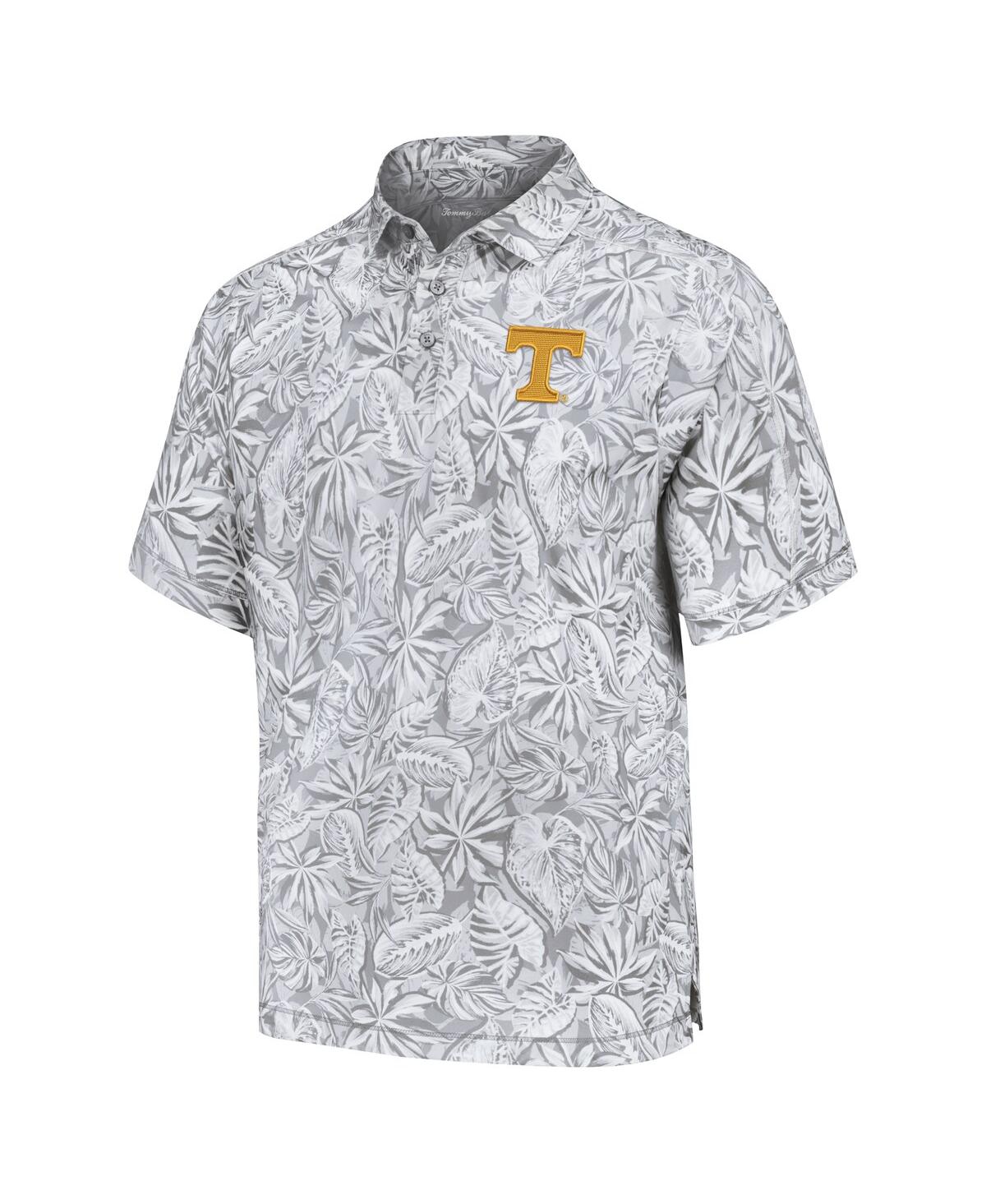 Shop Tommy Bahama Men's  Gray Tennessee Volunteers Tropical Score Islandzone Polo Shirt