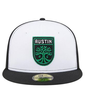 Men's White, Black Austin FC 2024 Kick Off Collection 59FIFTY Fitted Hat