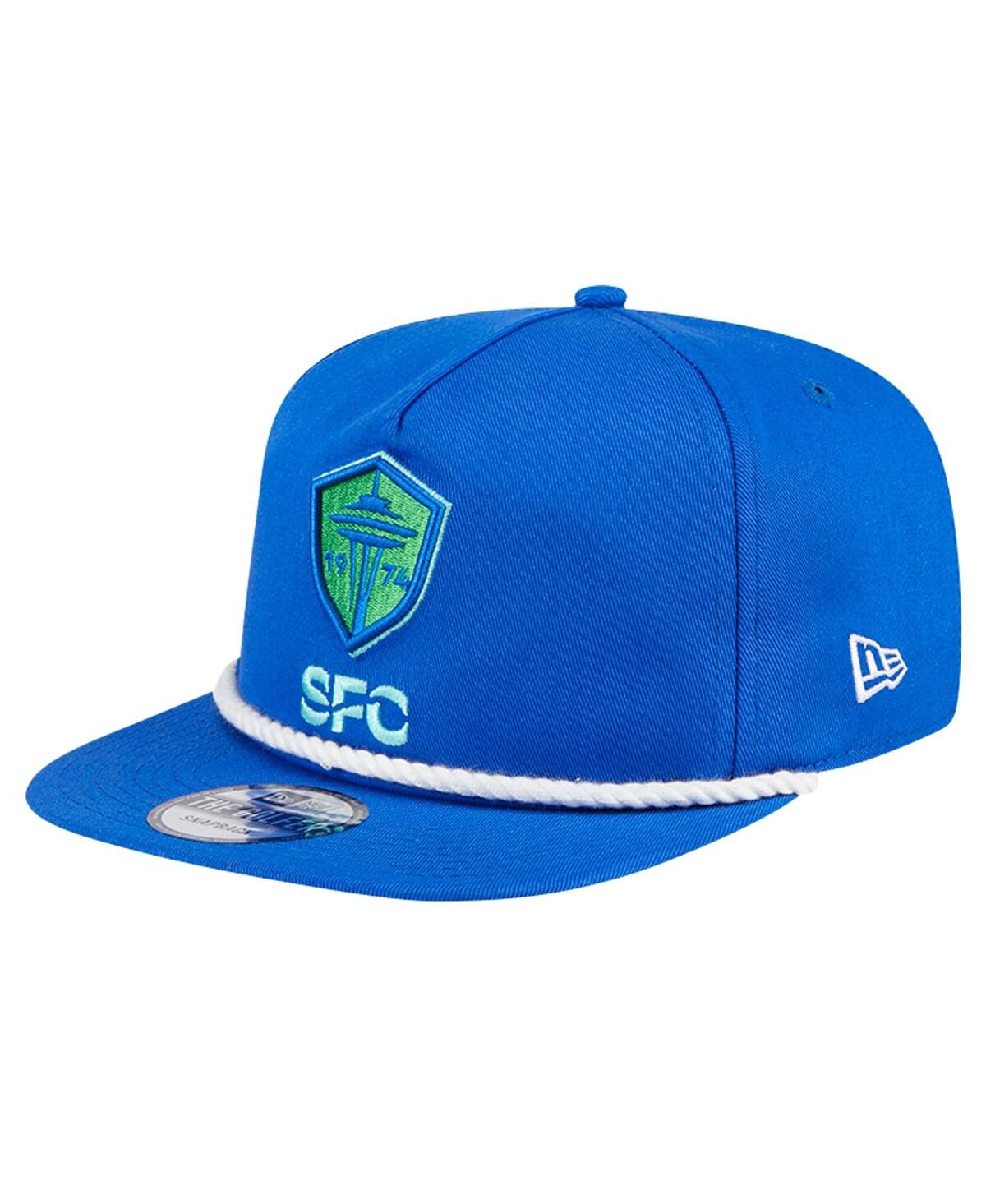 Shop New Era Men's  Blue Seattle Sounders Fc The Golfer Kickoff Collection Adjustable Hat